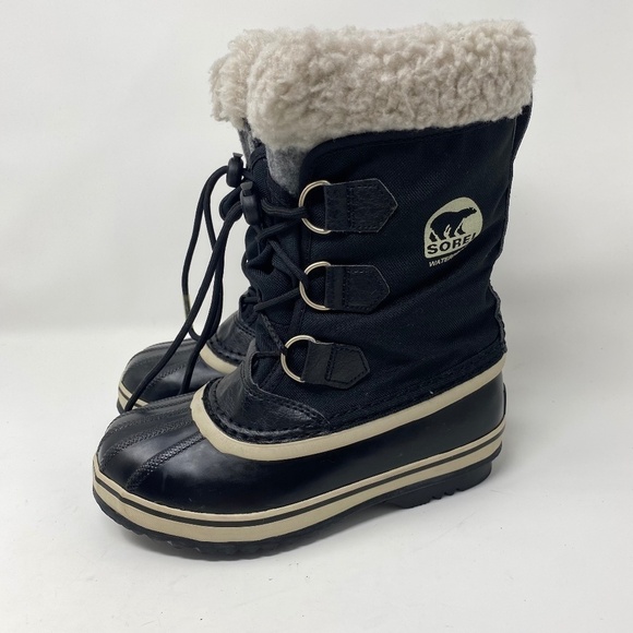 Sorel Waterproof Insulated Yoot Pac Winter Snow Boots NY1879-010 SZ 2 little kid - Picture 1 of 10